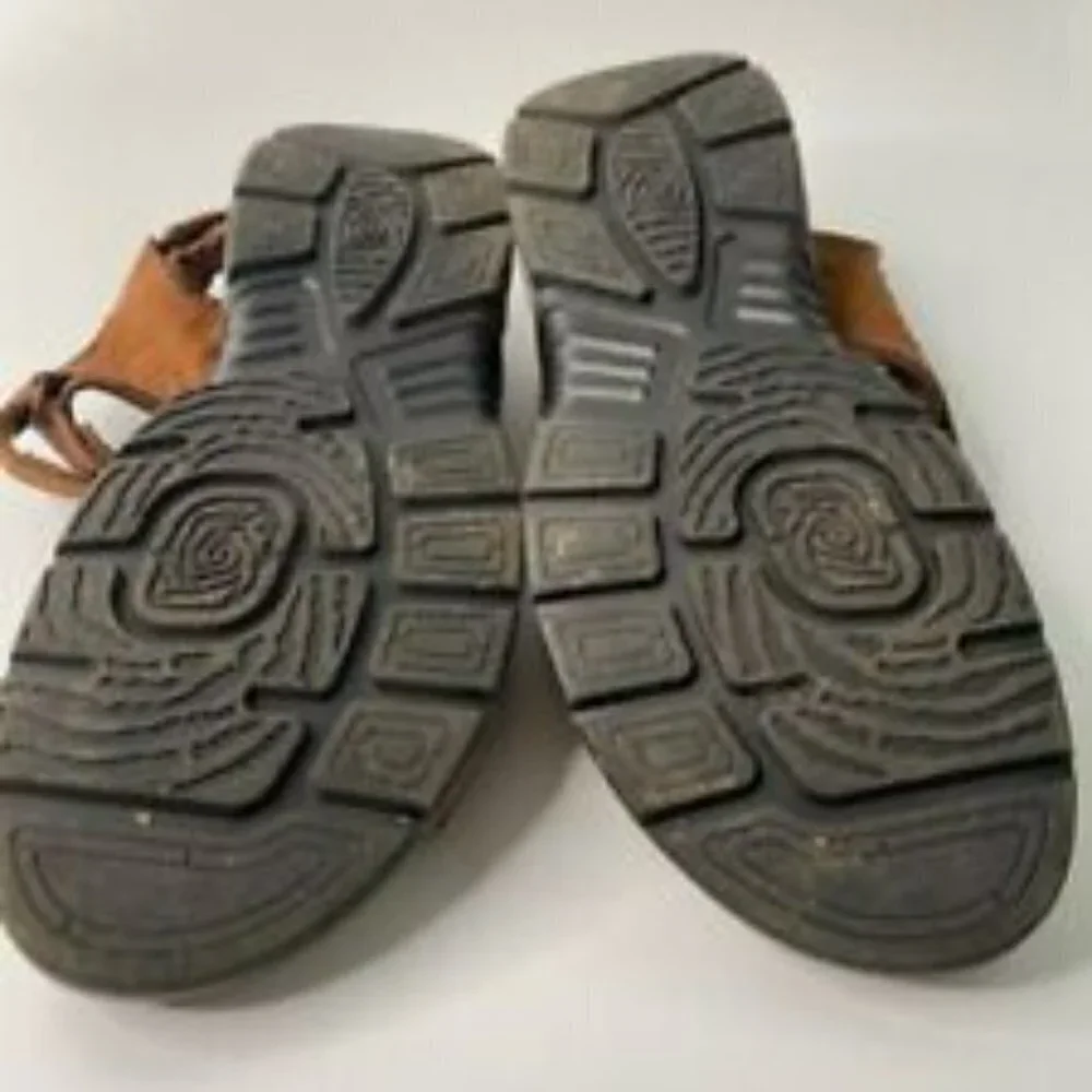 CAMEL CROWN Men Leather Sandals for Outdoor‎ Hiking Walking Beach Sports Size 11
